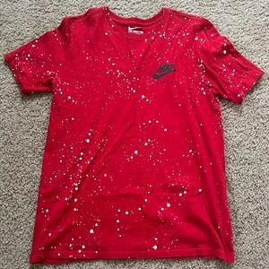 Mens Nike tee shirt red